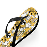 Mid - Century Retro "Going Nuclear" Geometric Flip - Flops - POPvault