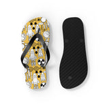Mid - Century Retro "Going Nuclear" Geometric Flip - Flops - POPvault