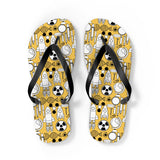 Mid - Century Retro "Going Nuclear" Geometric Flip - Flops - POPvault