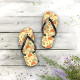 Mid - Century Retro Gold Geometric Flip - Flops - POPvault