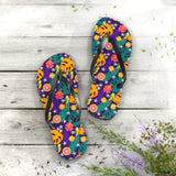 Mid - Century Retro Jungle Parrot Flip - Flops - POPvault