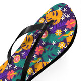 Mid - Century Retro Jungle Parrot Flip - Flops - POPvault
