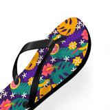 Mid - Century Retro Jungle Parrot Flip - Flops - POPvault