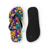 Mid - Century Retro Jungle Parrot Flip - Flops - POPvault