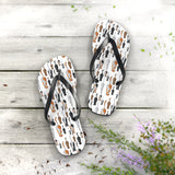 Mid - Century Retro Kitties On Parade Flip - Flops - POPvault