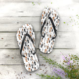 Mid - Century Retro Kitties On Parade Flip - Flops - POPvault