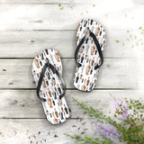 Mid - Century Retro Kitties On Parade Flip - Flops - POPvault