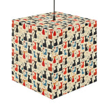 Mid - Century Retro Light Cube Lamp — Ultra - Cool Kitties - POPvault