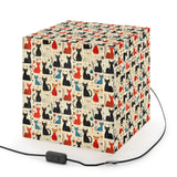 Mid - Century Retro Light Cube Lamp — Ultra - Cool Kitties - POPvault