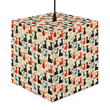 Mid - Century Retro Light Cube Lamp — Ultra - Cool Kitties - POPvault