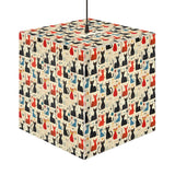 Mid - Century Retro Light Cube Lamp — Ultra - Cool Kitties - POPvault