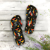 Mid - Century Retro Martinis In Space Flip - Flops - POPvault