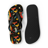 Mid - Century Retro Martinis In Space Flip - Flops - POPvault
