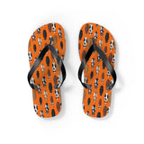 Mid - Century Retro 'Moooove Along' Cows Geometric Flip - Flops - POPvault