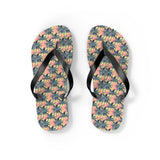 Mid - Century Retro Palms - a - Plenty Flip - Flops - POPvault