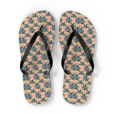 Mid - Century Retro Palms - a - Plenty Flip - Flops - POPvault