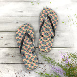 Mid - Century Retro Palms - a - Plenty Flip - Flops - POPvault