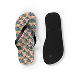 Mid - Century Retro Palms - a - Plenty Flip - Flops - POPvault