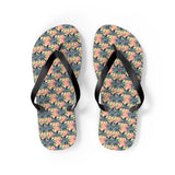 Mid - Century Retro Palms - a - Plenty Flip - Flops - POPvault