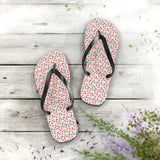 Mid - Century Retro Pink Flamingo Flip - Flops - POPvault