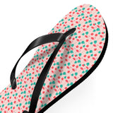 Mid - Century Retro Pink Flamingo Flip - Flops - POPvault