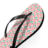 Mid - Century Retro Pink Flamingo Flip - Flops - POPvault