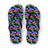 Mid - Century Retro Spaced Out Geometric Flip - Flops - POPvault
