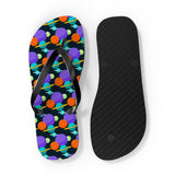 Mid - Century Retro Spaced Out Geometric Flip - Flops - POPvault