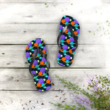 Mid - Century Retro Spaced Out Geometric Flip - Flops - POPvault