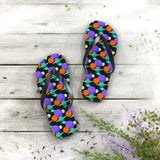 Mid - Century Retro Spaced Out Geometric Flip - Flops - POPvault