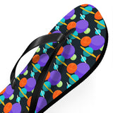 Mid - Century Retro Spaced Out Geometric Flip - Flops - POPvault