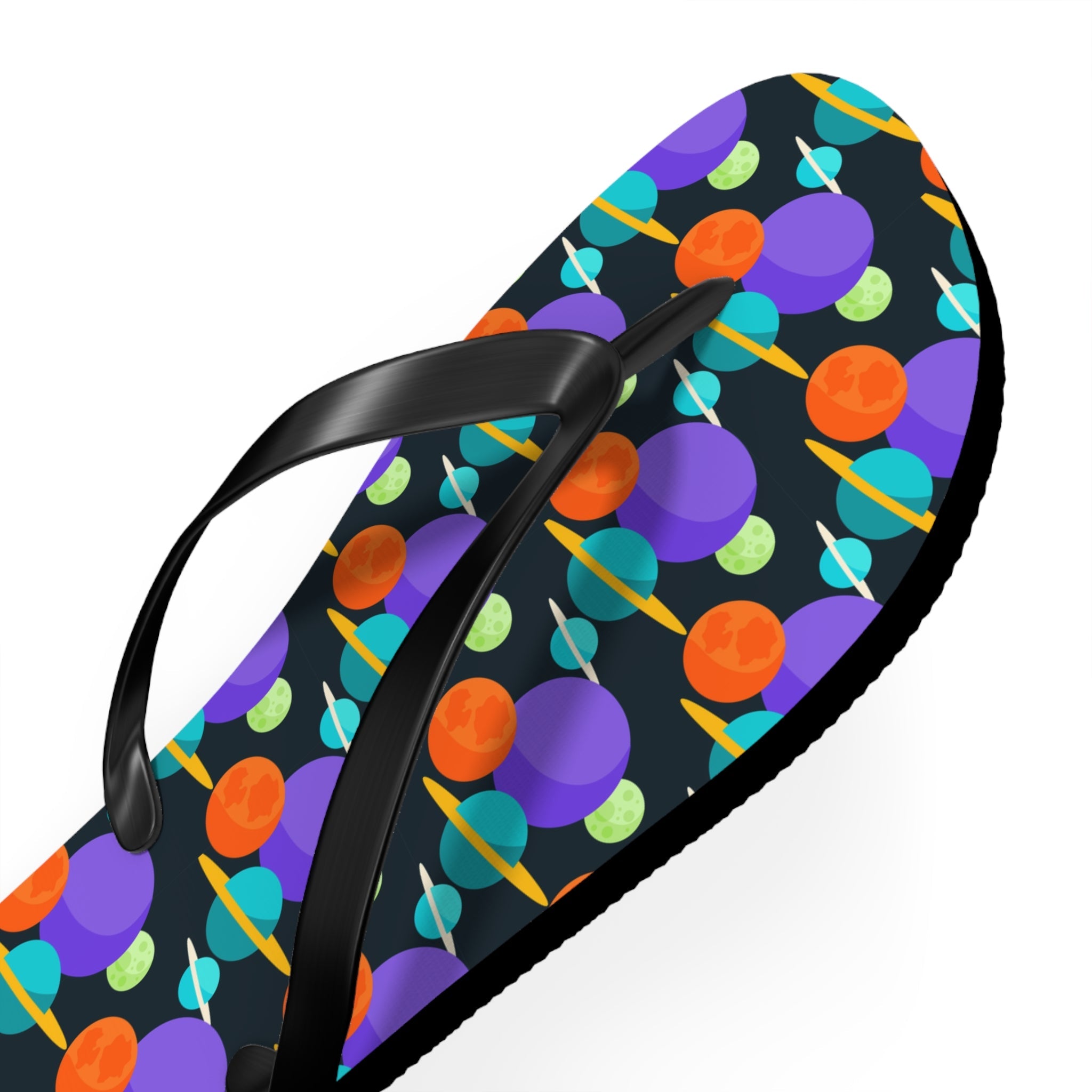 Mid - Century Retro Spaced Out Geometric Flip - Flops - POPvault