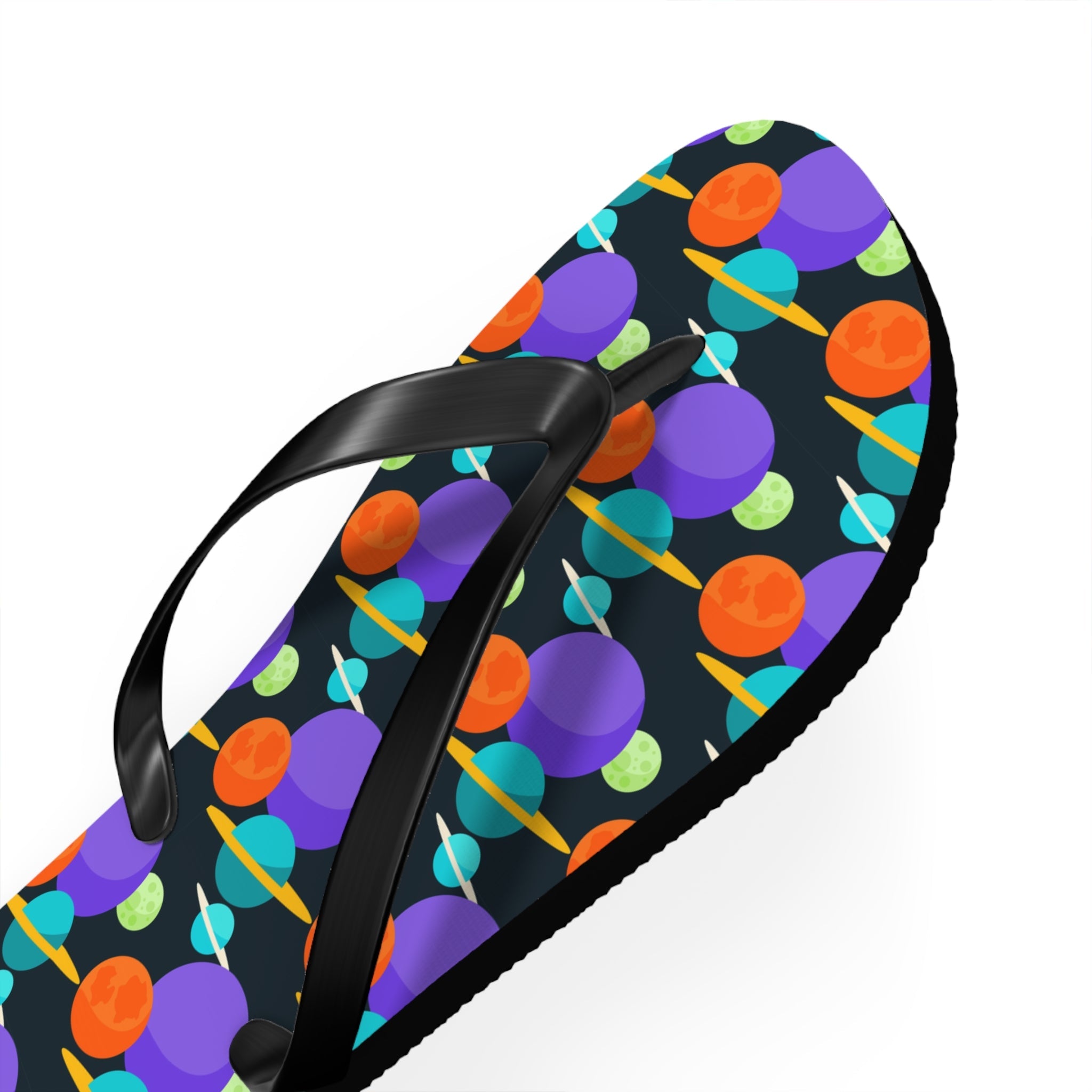 Mid - Century Retro Spaced Out Geometric Flip - Flops - POPvault