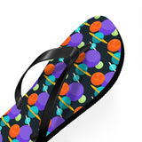 Mid - Century Retro Spaced Out Geometric Flip - Flops - POPvault