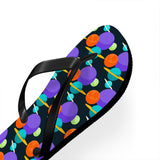 Mid - Century Retro Spaced Out Geometric Flip - Flops - POPvault