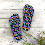 Mid - Century Retro Spaced Out Geometric Flip - Flops - POPvault