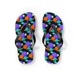 Mid - Century Retro Spaced Out Geometric Flip - Flops - POPvault