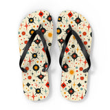Mid - Century Retro Star Struck Geometric Flip - Flops - POPvault