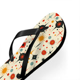 Mid - Century Retro Star Struck Geometric Flip - Flops - POPvault