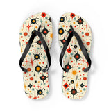 Mid - Century Retro Star Struck Geometric Flip - Flops - POPvault