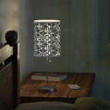 Mid - Century Retro Table Lamp — Black Geometric Shade (US/CA Plug) - POPvault