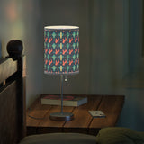 Mid - Century Retro Table Lamp — Cactus Garden Geometric Shade (US/CA Plug) - POPvault