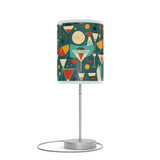 Mid - Century Retro Table Lamp — Cocktail Hour Geometric Shade (US/CA Plug) - POPvault
