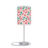 Mid - Century Retro Table Lamp — Flamingos Geometric Shade (US/CA Plug) - POPvault