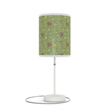 Mid - Century Retro Table Lamp — Green Geometric Shade (US/CA Plug) - POPvault