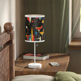 Mid - Century Retro Table Lamp — Martini Geometric Shade (US/CA Plug) - POPvault
