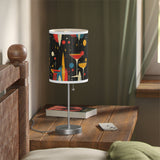 Mid - Century Retro Table Lamp — Martini Geometric Shade (US/CA Plug) - POPvault