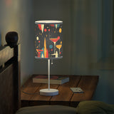 Mid - Century Retro Table Lamp — Martini Geometric Shade (US/CA Plug) - POPvault