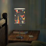 Mid - Century Retro Table Lamp — Martini Geometric Shade (US/CA Plug) - POPvault