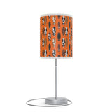 Mid - Century Retro Table Lamp — Moooove Along Cows Geometric Shade (US/CA Plug) - POPvault